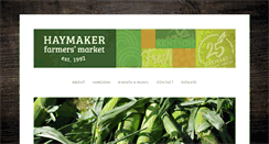 Desktop Screenshot of haymakermarket.com