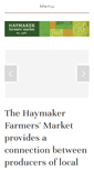 Mobile Screenshot of haymakermarket.com